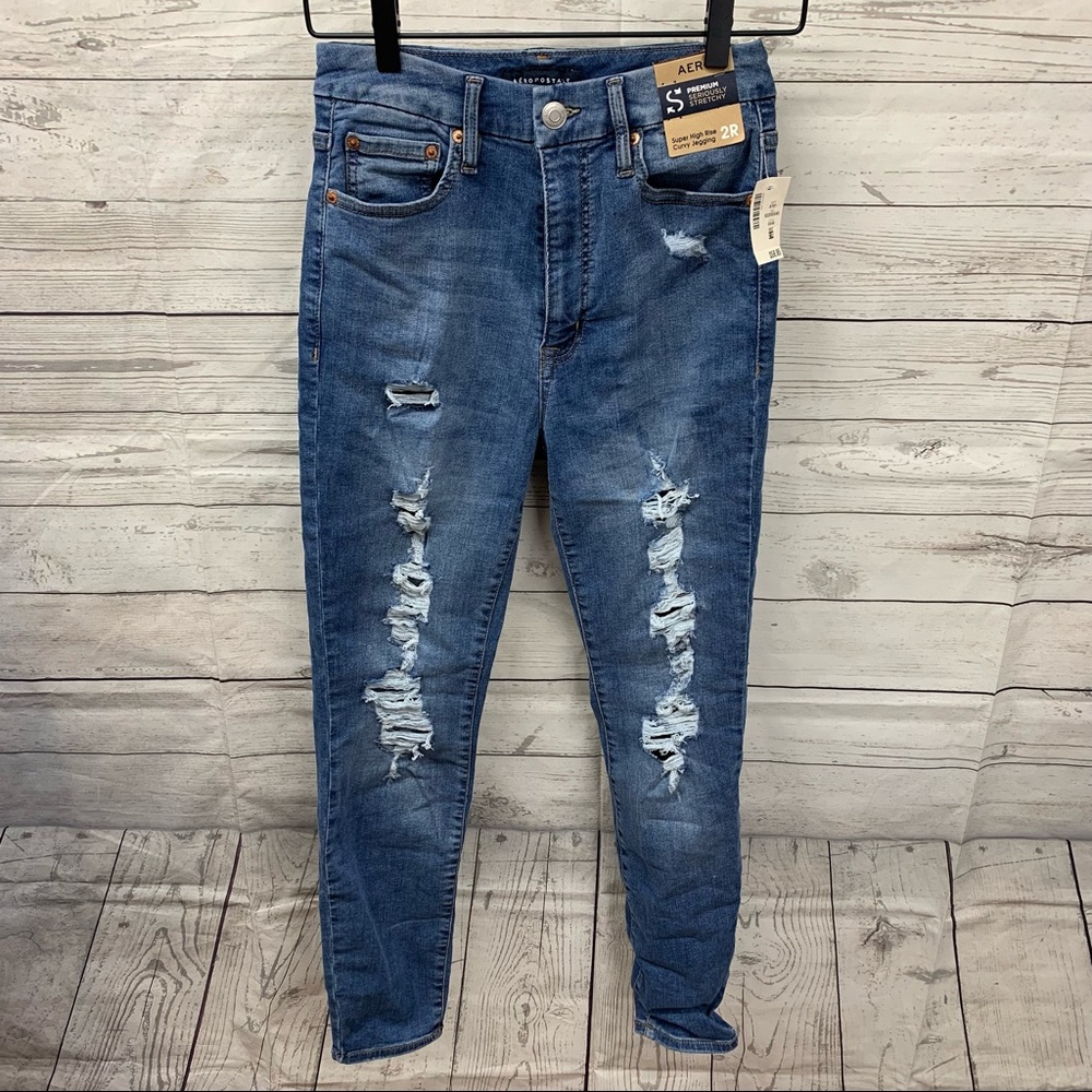 Aeropostale Girls Super High Rise Curvy Jegging Seriously Stretchy 2R NWT